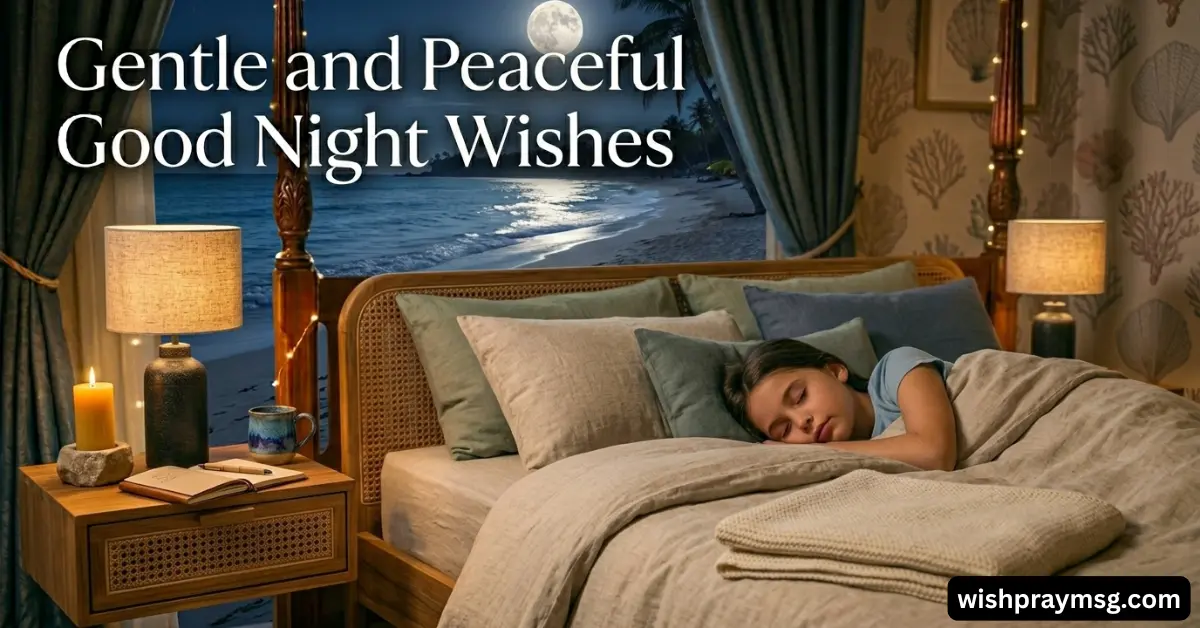 Gentle and Peaceful Good Night Wishes