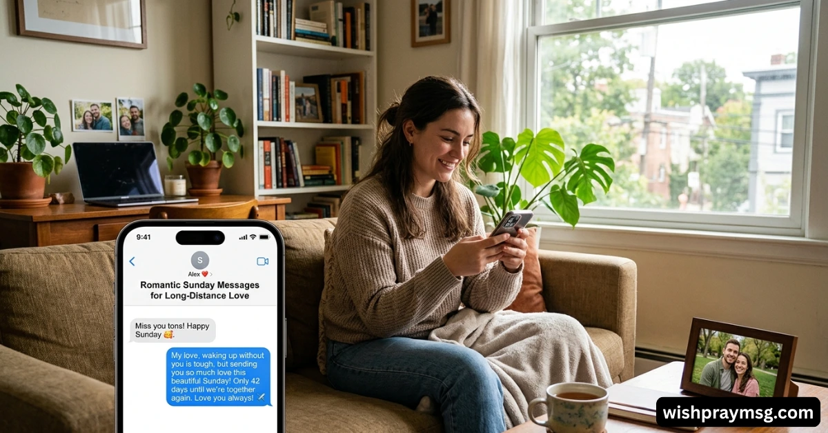 Romantic Sunday Messages for Long-Distance Love