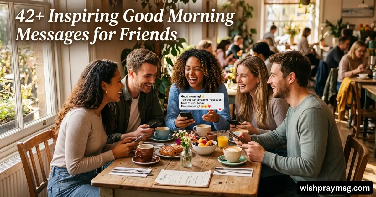 42+ Inspiring Good Morning Message for Friends