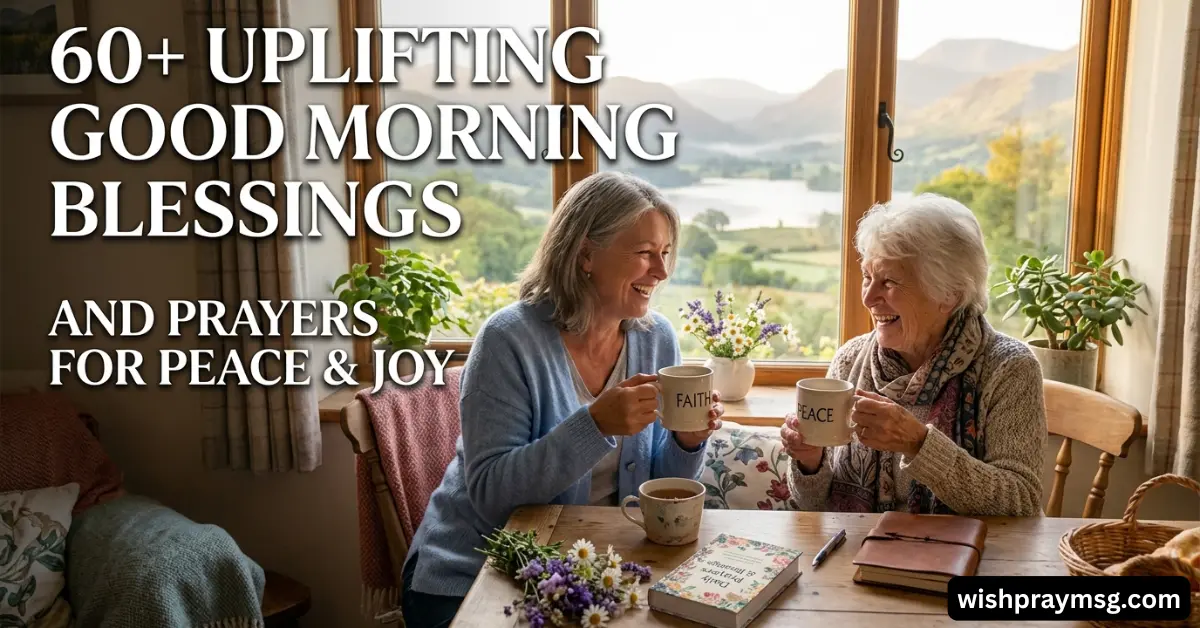 60+ Uplifting Good Morning Blessings and Prayers for Peace Joy