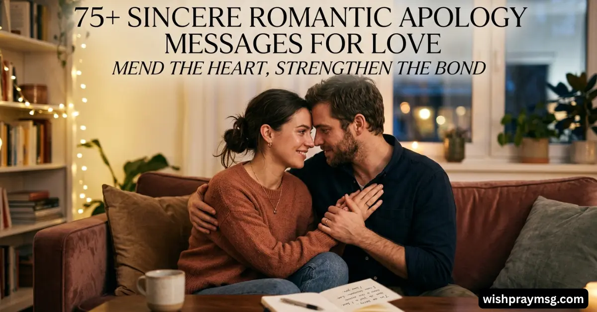 75+ Sincere Romantic Apology Messages for Love (Heartfelt Guide)