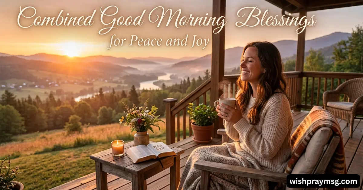 Combined Good Morning Blessings for Peace and Joy