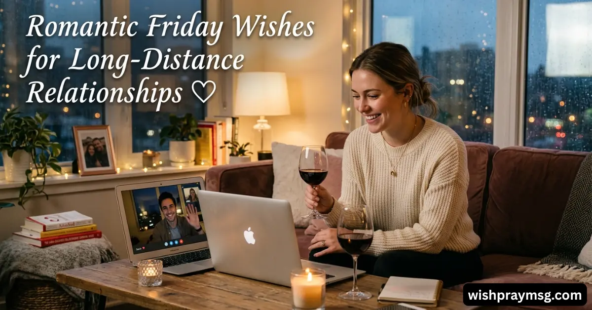 Romantic Friday Wishes for Long-Distance Relationships
