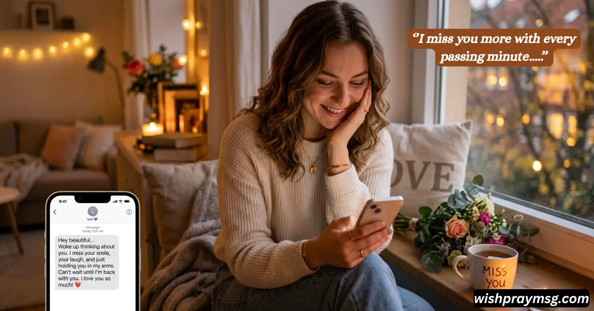 Cute Romantic I Miss You Messages to Melt Her Heart