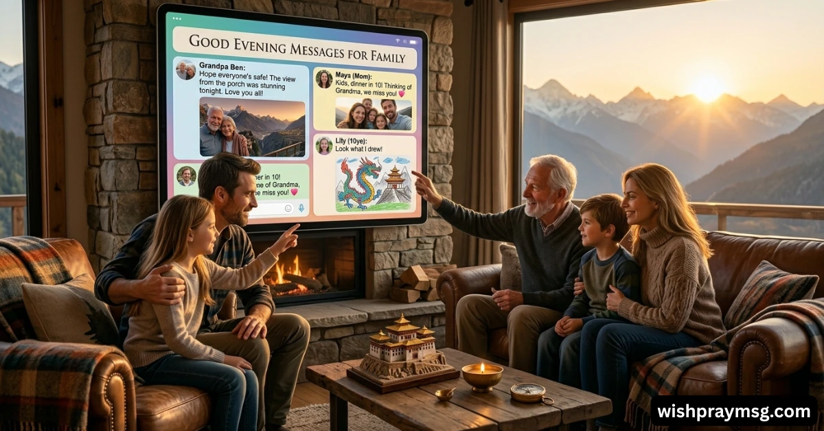 Good Evening Messages for Family