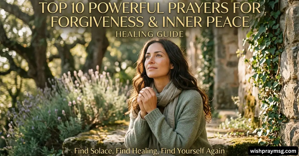 Top 10 Powerful Prayers for Forgiveness Inner Peace (Healing Guide)