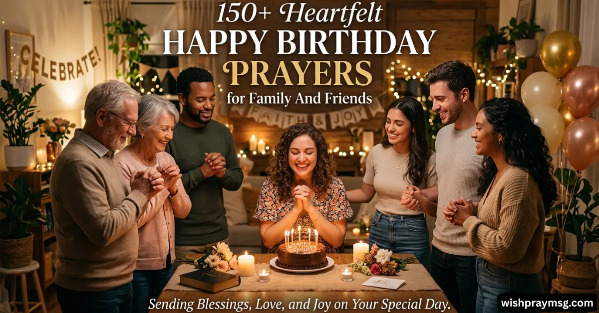 150+ Heartfelt Happy Birthday Prayers for Family And Friends