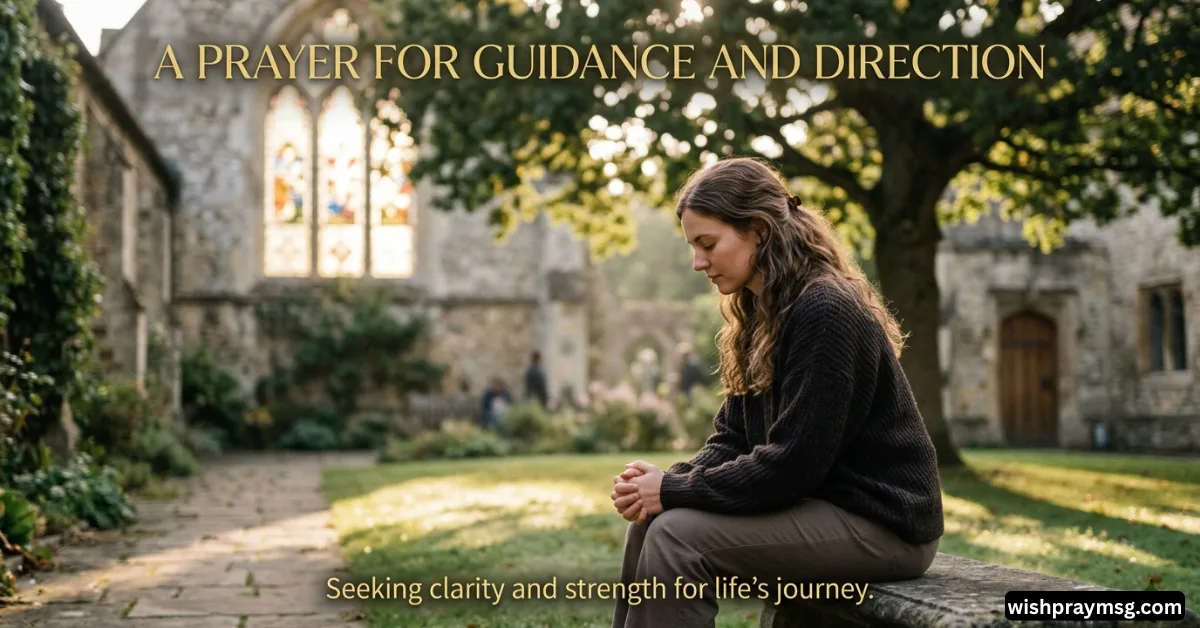 A Prayer for Guidance and Direction