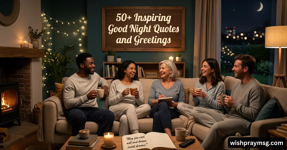 50+ Inspiring Good Night Quotes and Greetings