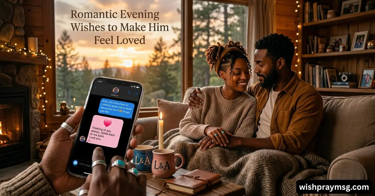 Romantic Evening Wishes to Make Him Feel Loved