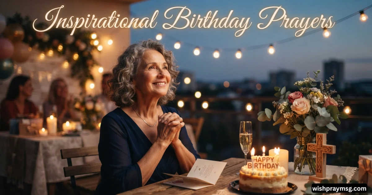 Inspirational Birthday Prayers