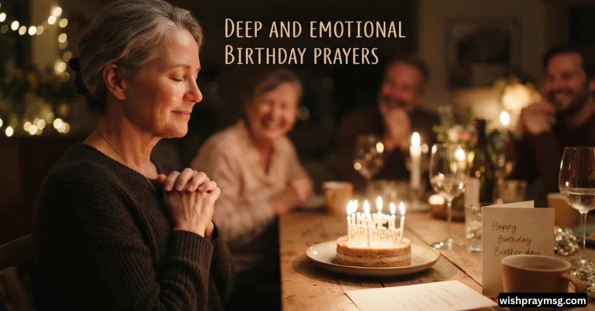 Deep and Emotional Birthday Prayers