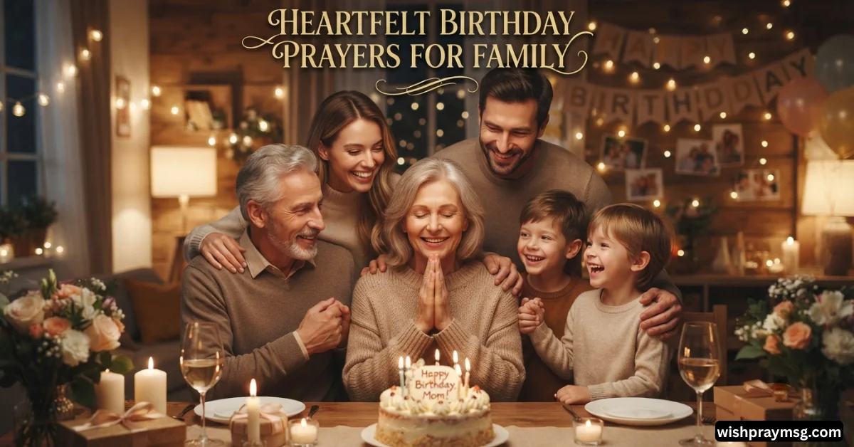 Heartfelt Birthday Prayers for Family