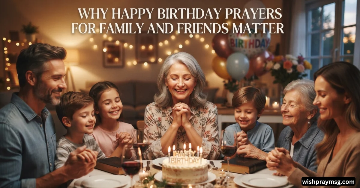 Why Happy Birthday Prayers for Family And Friends Matter