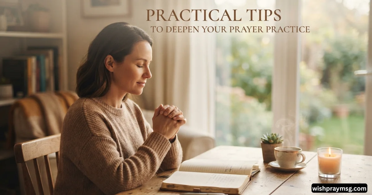 Practical Tips to Deepen Your Prayer Practice