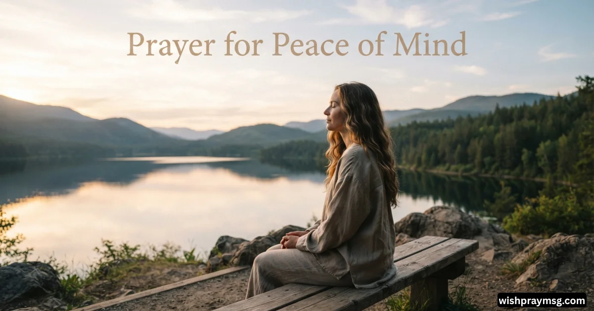 Prayer for Peace of Mind