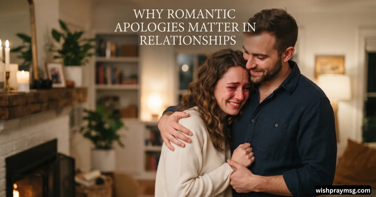 Why Romantic Apologies Matter in Relationships
