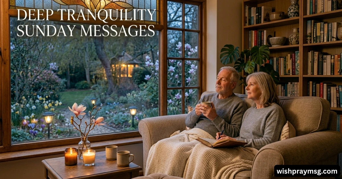 Deep Tranquility Sunday Messages