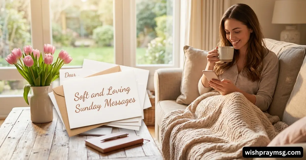 Soft and Loving Sunday Messages
