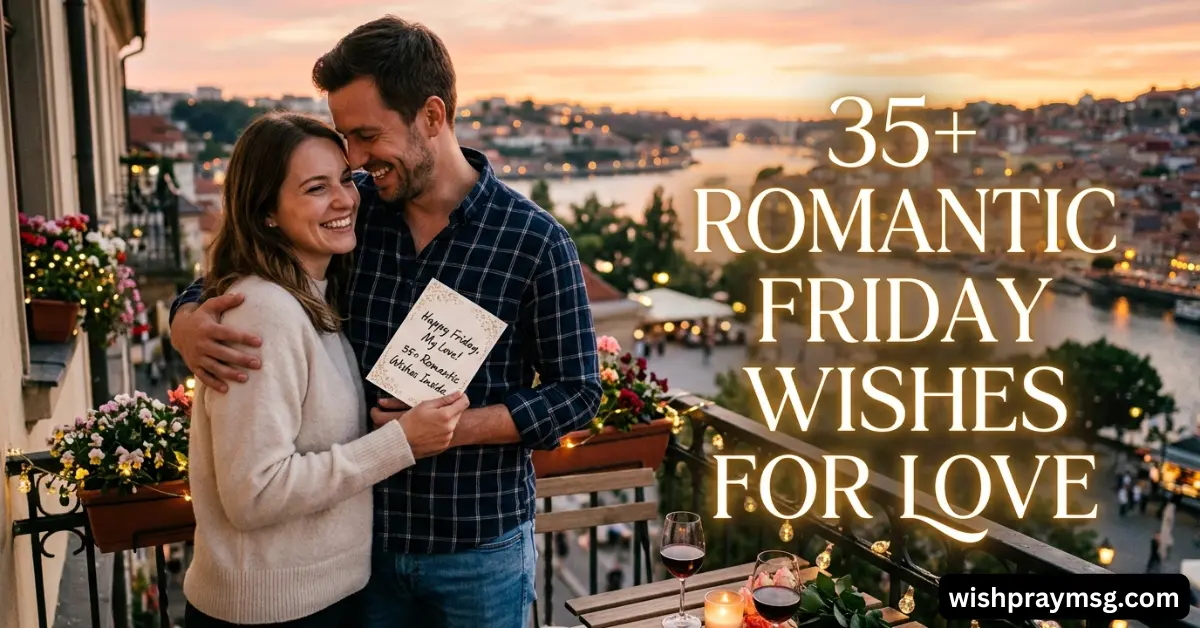35+ Romantic Friday Wishes for Love