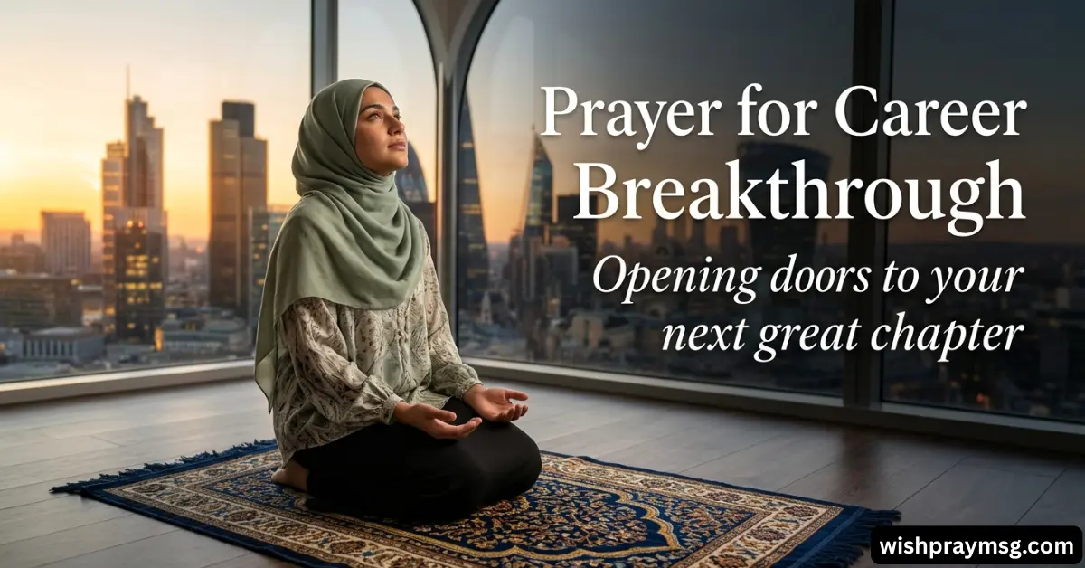 Prayer for Career Breakthrough