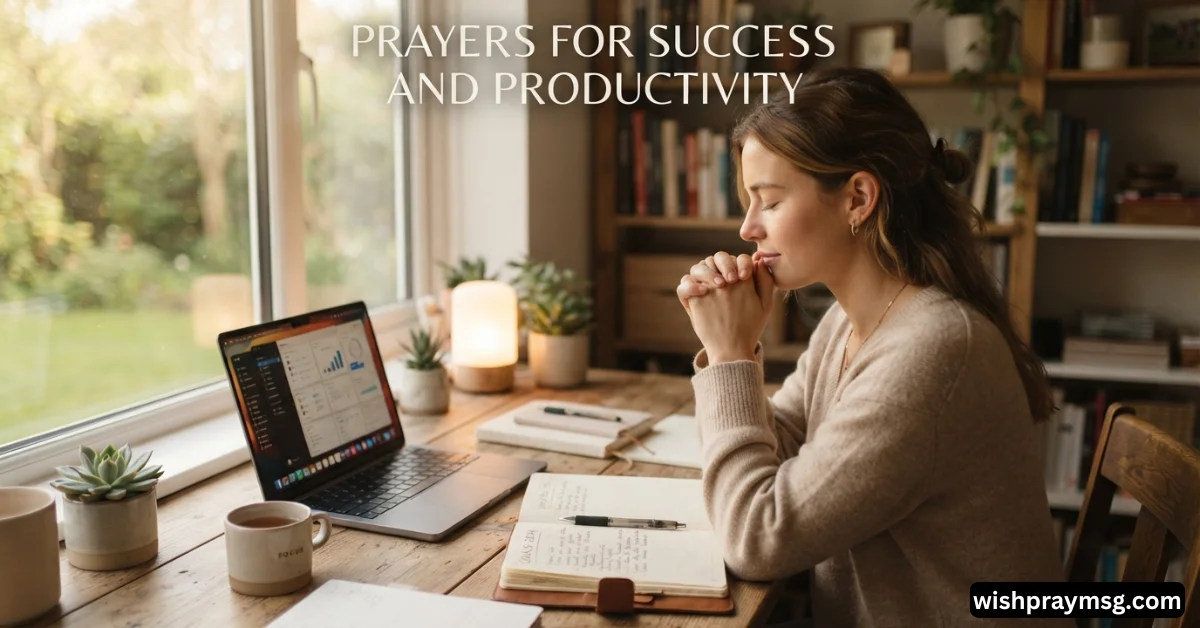 Prayers for Success and Productivity