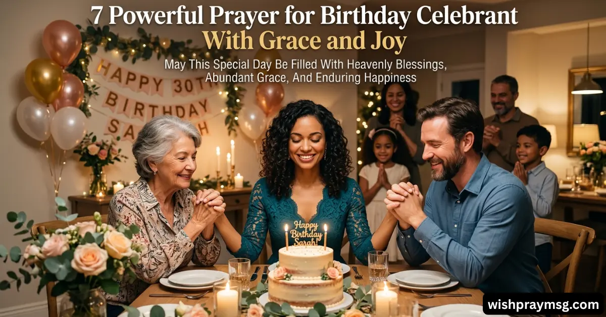 7 Powerful Prayer for Birthday Celebrant With Grace and Joy