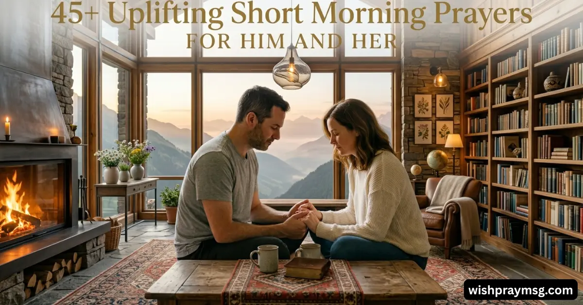 45+ Uplifting Short Morning Prayers for Him and Her
