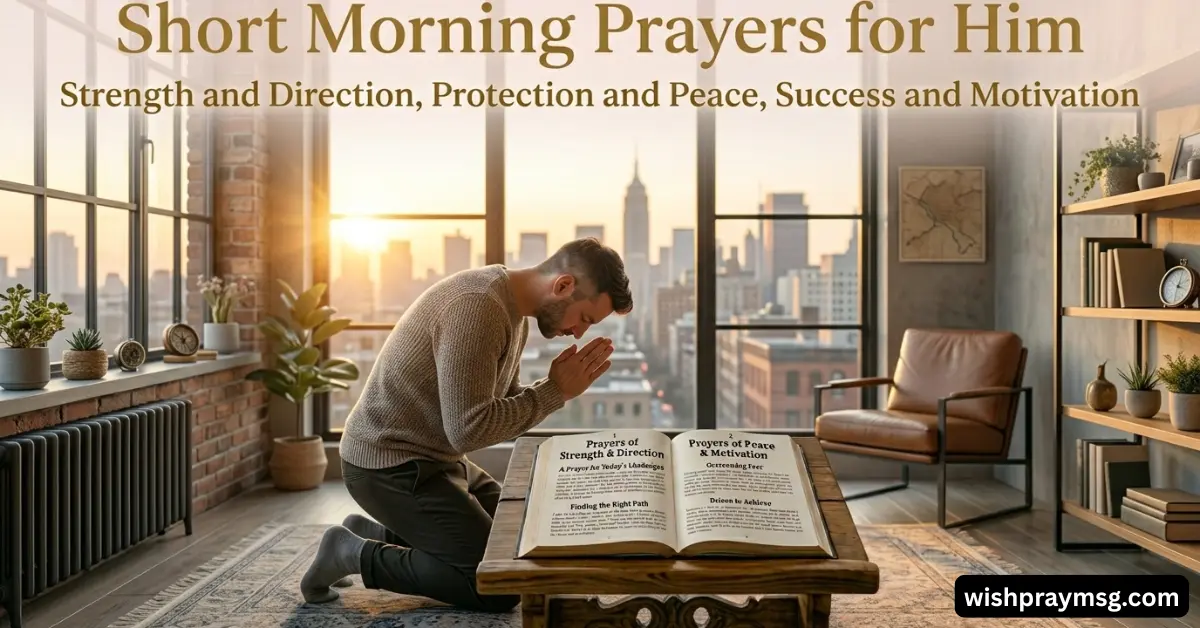 Short Morning Prayers for Him