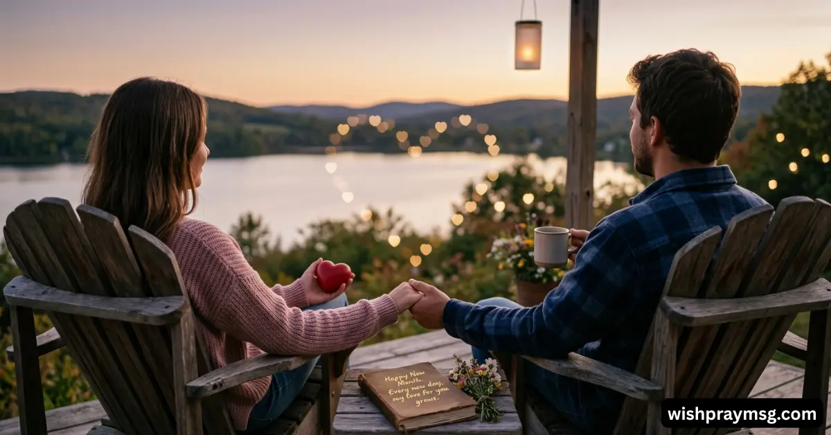 Romantic and Subtle New Month Wishes
