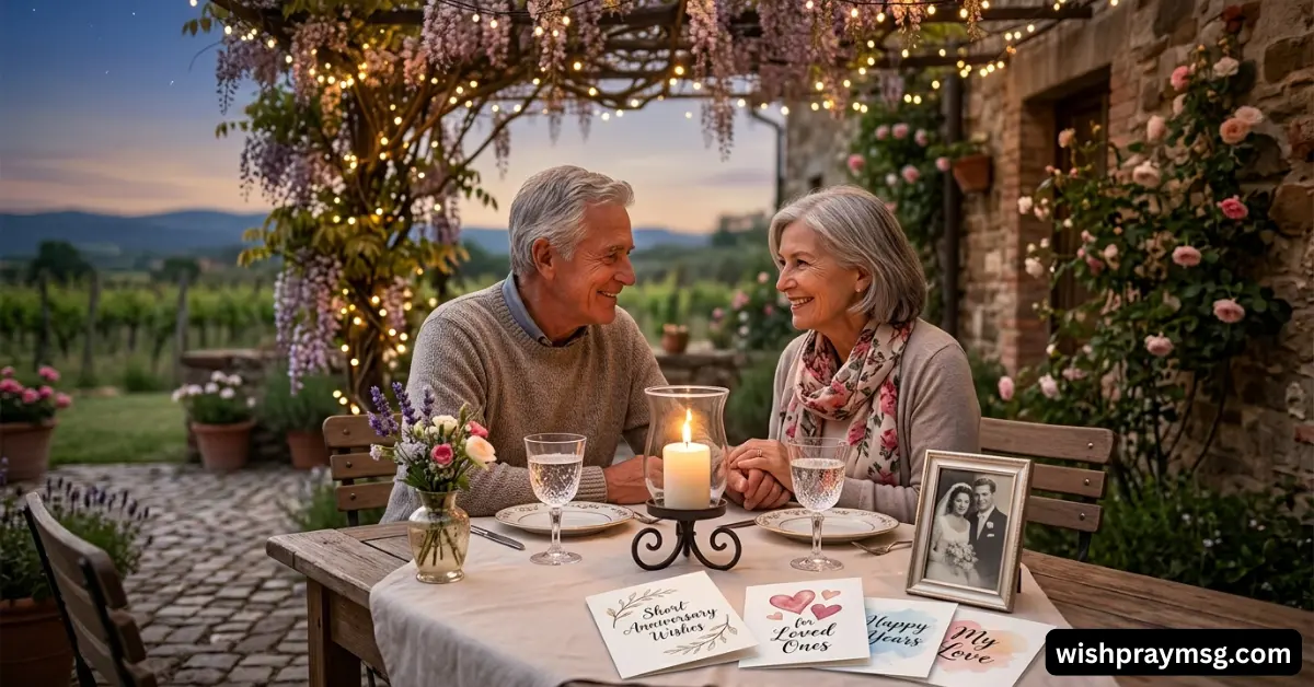 Short Anniversary Wishes for Loved Ones