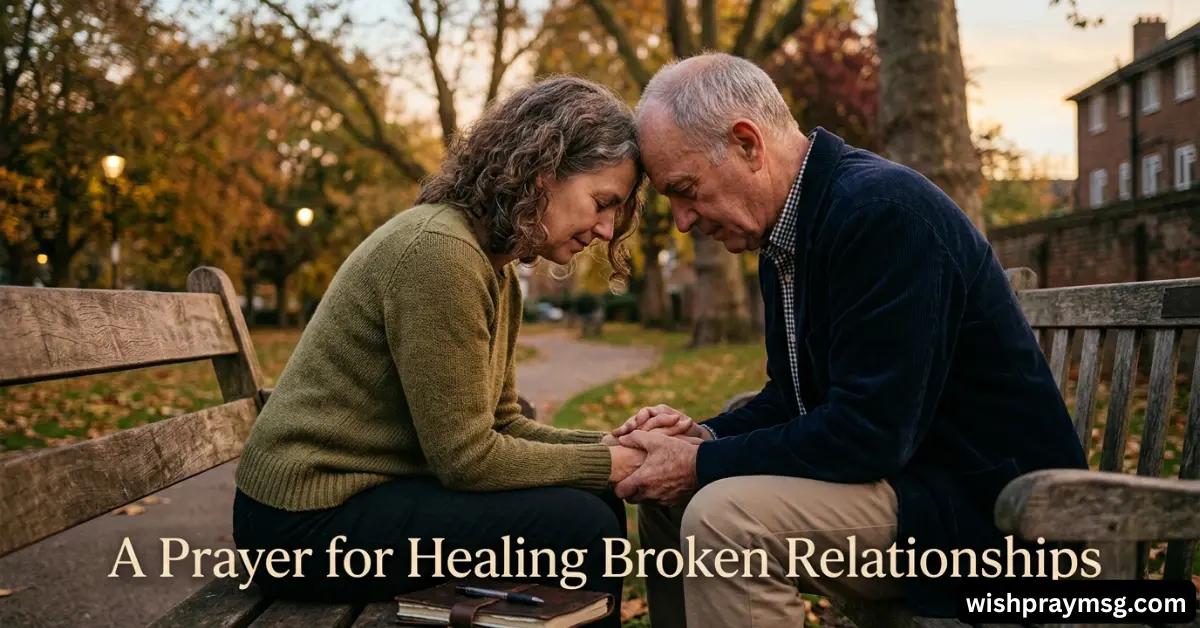 A Prayer for Healing Broken Relationships