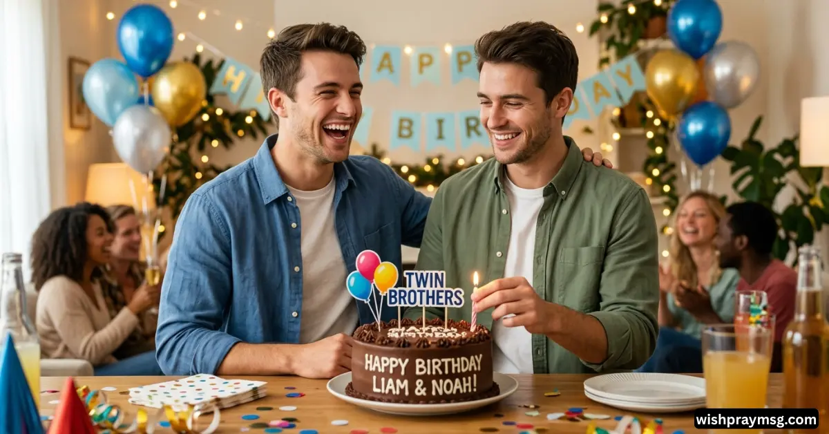 35 Best Birthday Wishes for Twin Brothers to Make Them Smile