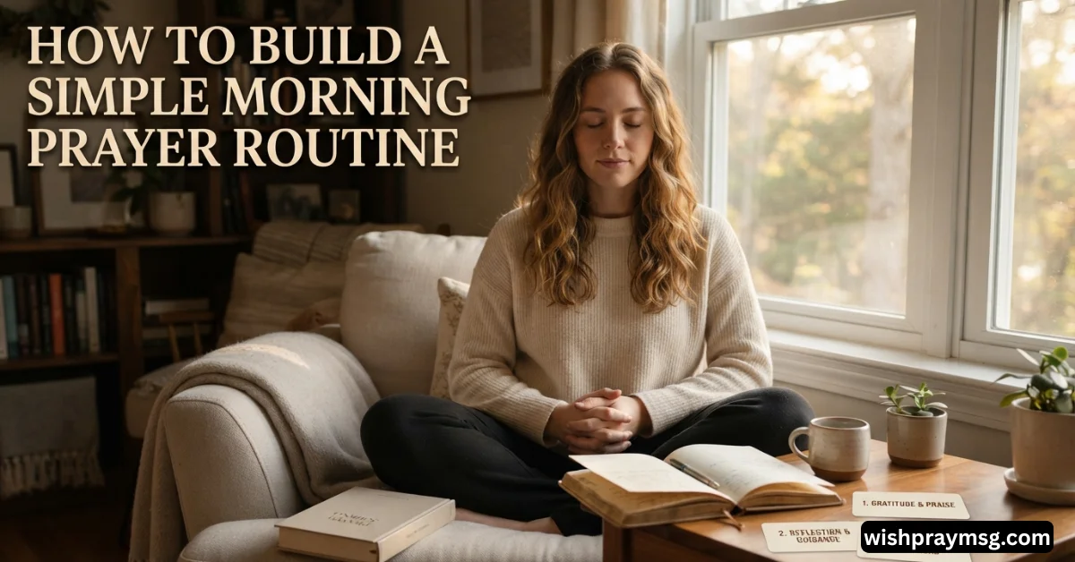How to Build a Simple Morning Prayer Routine