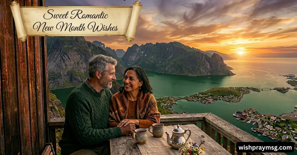 Sweet Romantic New Month Wishes