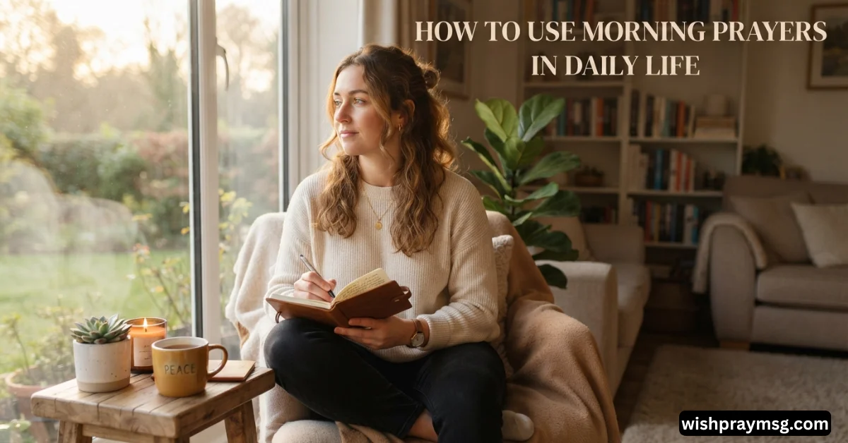 How to Use These Morning Prayers in Daily Life
