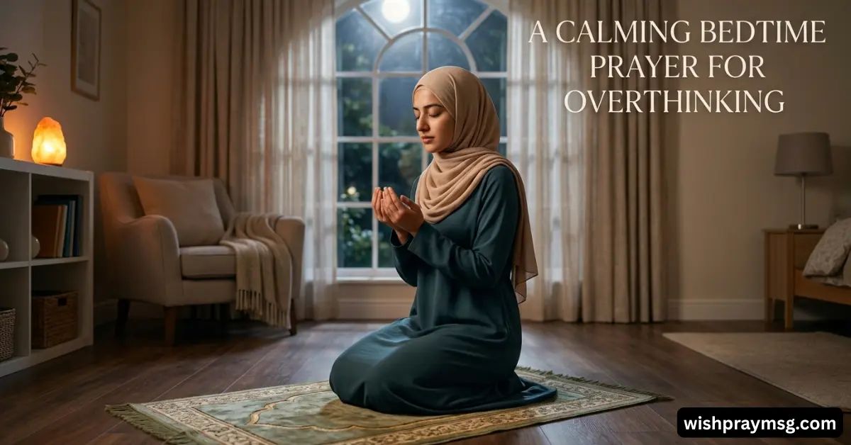 A Calming Prayer for Overthinking