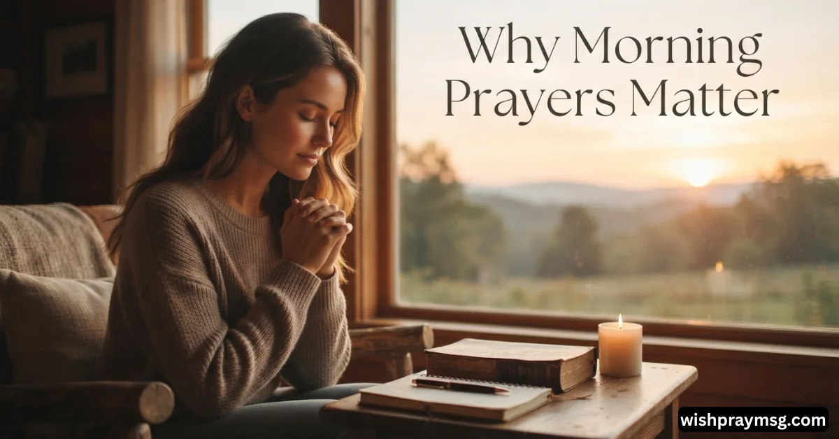 Why Morning Prayers Matter