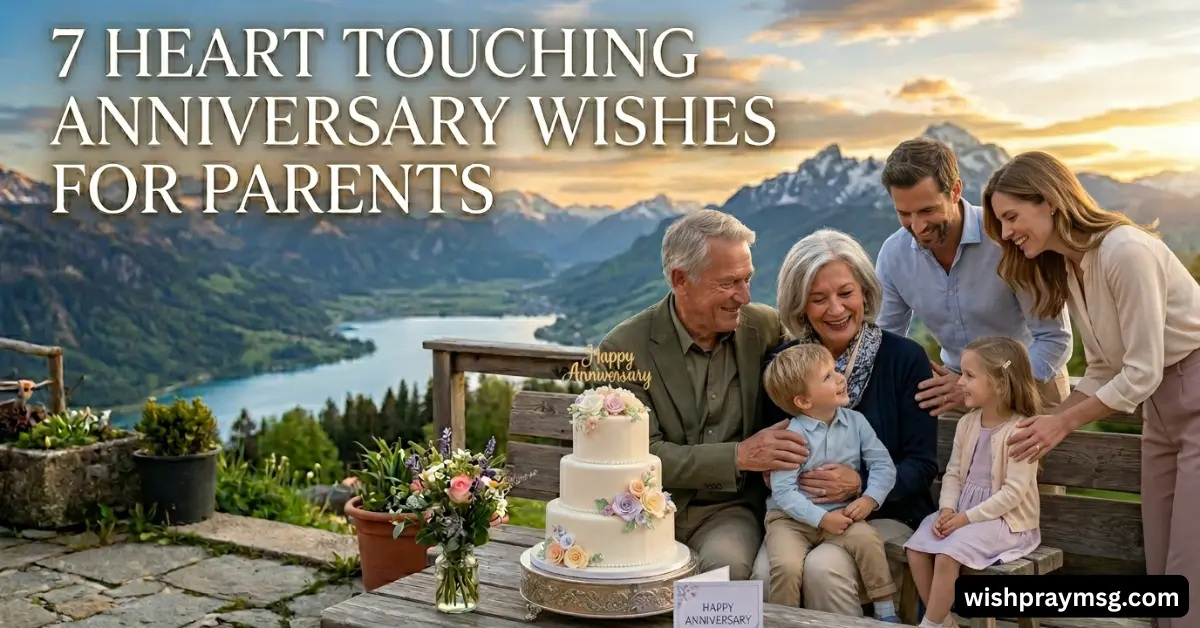 7 Heart Touching Anniversary Wishes for Parents
