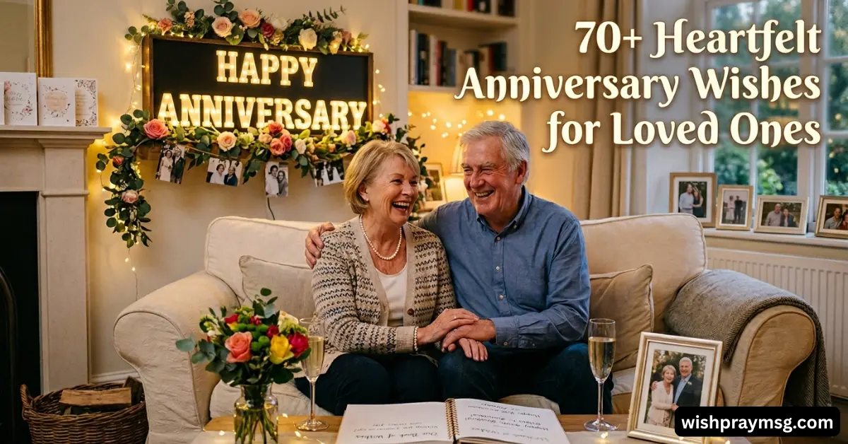 70+ Heartfelt Anniversary Wishes for Loved Ones