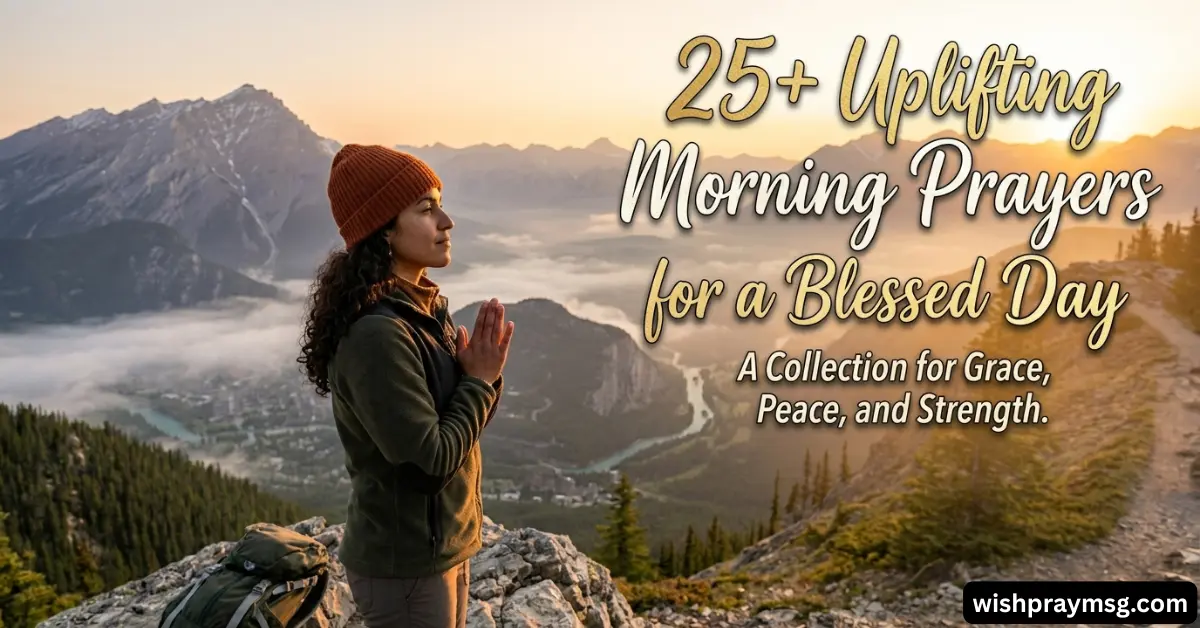25+ Uplifting Morning Prayers for a Blessed Day