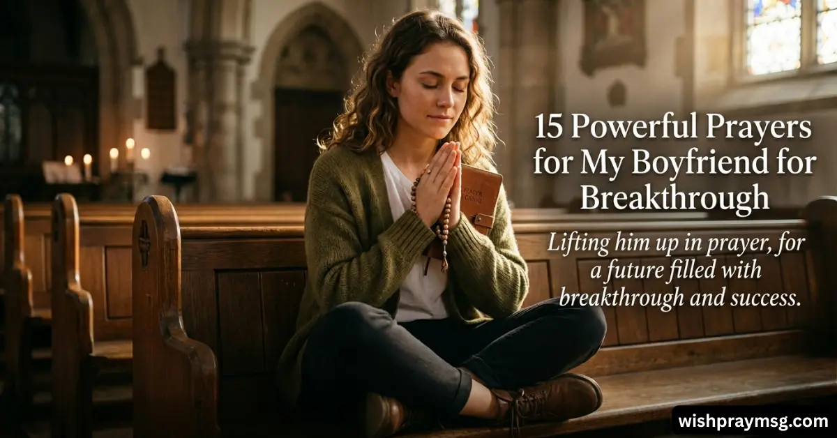 15 Powerful Prayers for My Boyfriend for Breakthrough