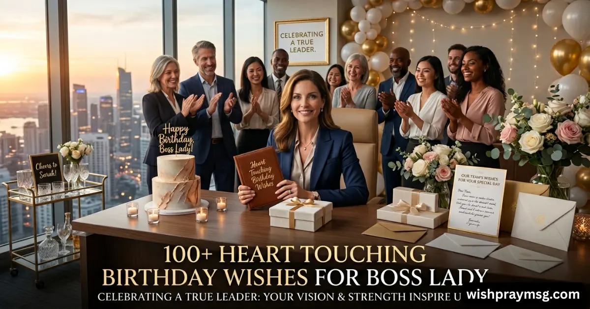 100+ Heart Touching Birthday Wishes for Boss Lady