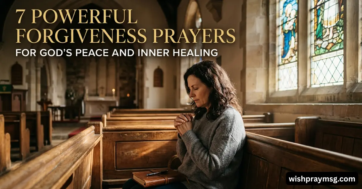 7 Powerful Forgiveness Prayers for God's Peace and Inner Healing