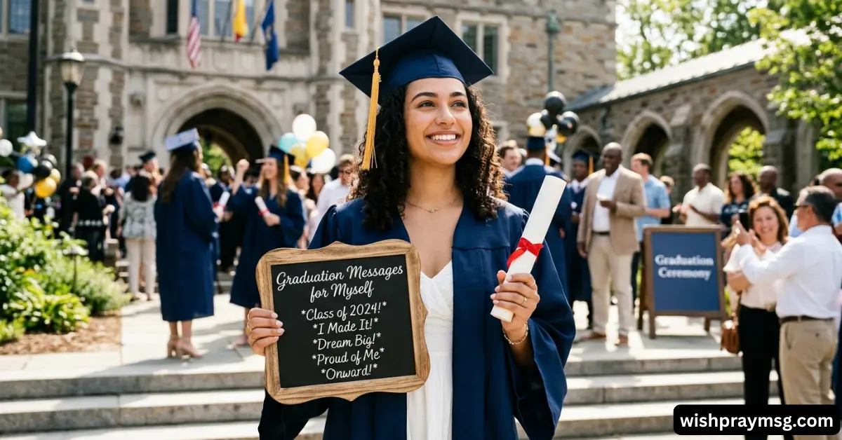 Short Graduation Messages for Myself