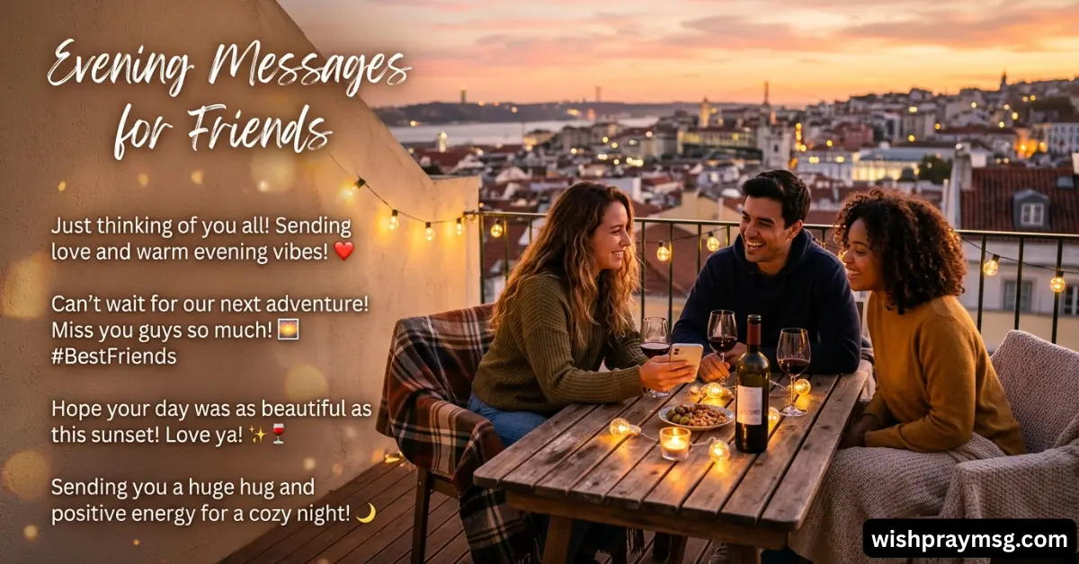 15 Evening Messages for Friends