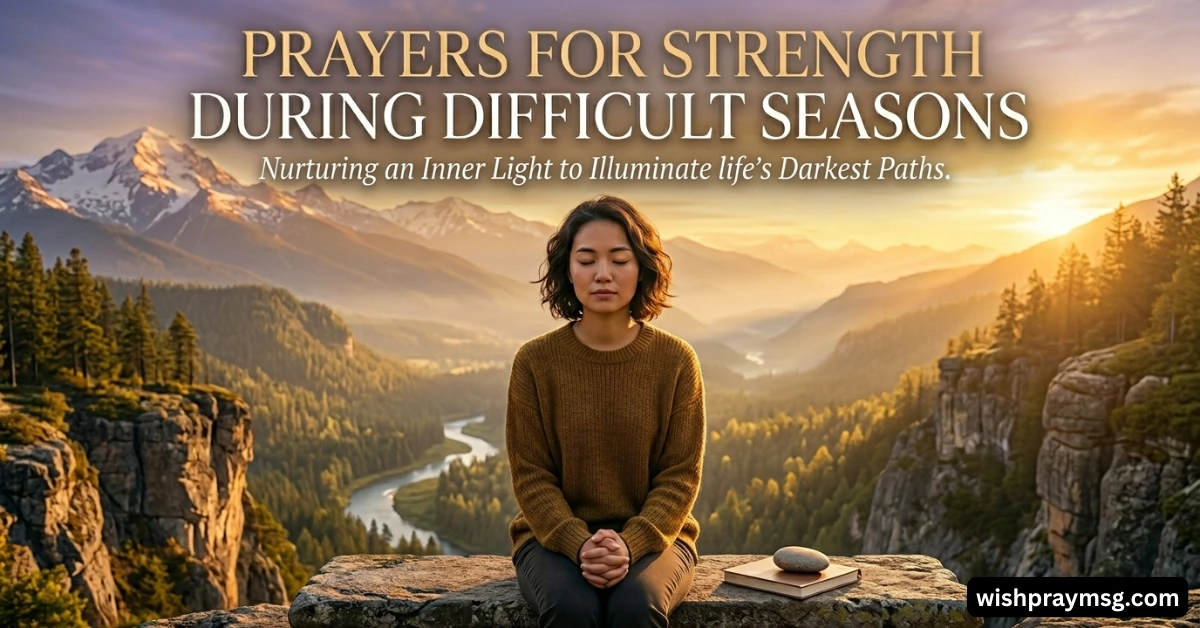 Prayers for Strength During Difficult Seasons