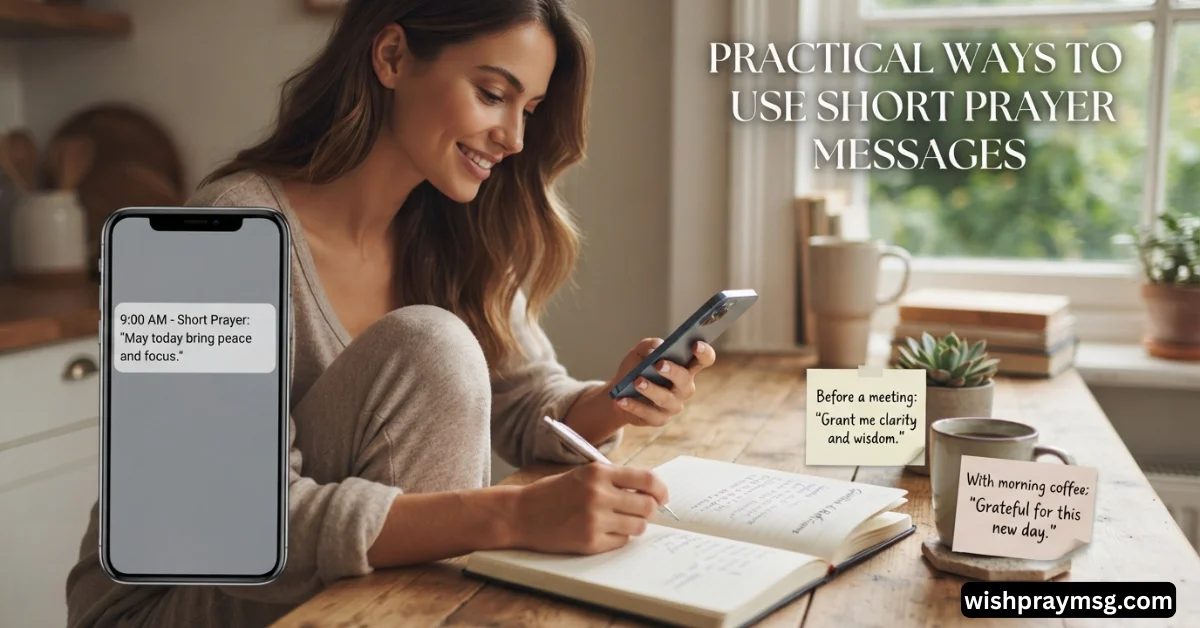 Practical Ways to Use Short Prayer Messages