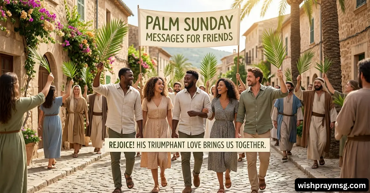 Palm Sunday Messages for Friends