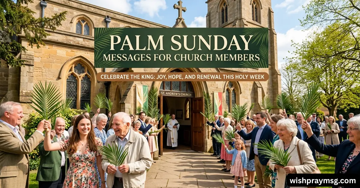 Palm Sunday Messages for Church Members